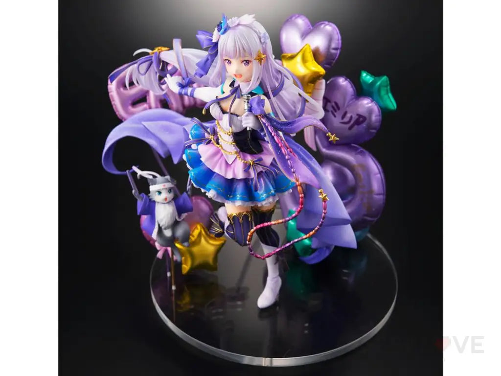 Re:Zero Starting Life in Another World Emilia (Idol Ver.) 1/7 Scale Shibuya Scramble Figure - GeekLoveph