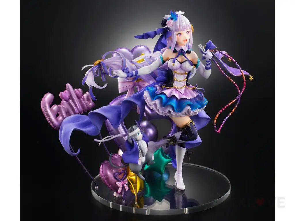 Re:Zero Starting Life in Another World Emilia (Idol Ver.) 1/7 Scale Shibuya Scramble Figure - GeekLoveph