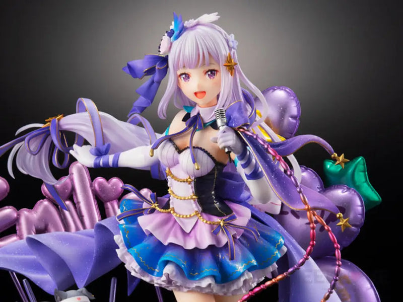 Re:Zero Starting Life in Another World Emilia (Idol Ver.) 1/7 Scale Shibuya Scramble Figure