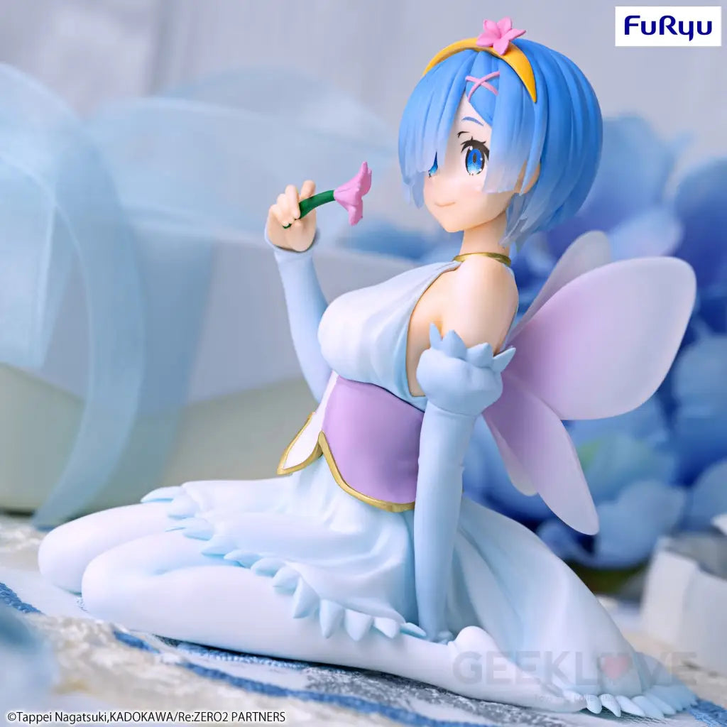 Re:zero Starting Life In Another World Noodle Stopper Figure Rem Flower Fairy Prize