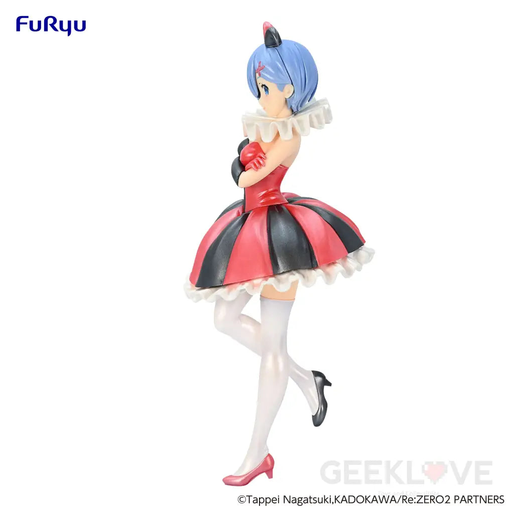 Re:zero Starting Life In Another World Sss Figure Rem Circus Pearl Color Ver. Prize