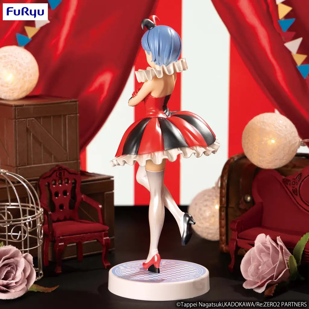 Re:zero Starting Life In Another World Sss Figure Rem Circus Pearl Color Ver. Prize