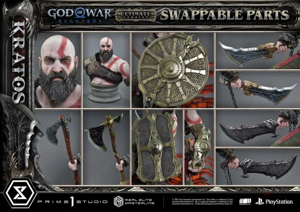 Real Elite Masterline God Of War: Ragnarok Kratos Ultimate Bonus Version