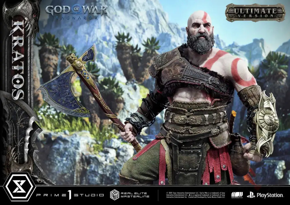 Real Elite Masterline God Of War: Ragnarok Kratos Ultimate Bonus Version