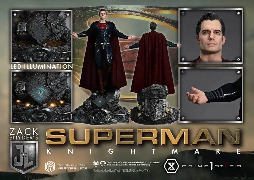 Real Elite Masterline Justice League (Film) Superman Knightmare Color Edition