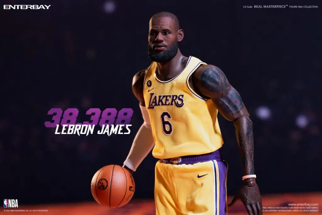 Real Masterpiece Nba Collection: Lebron James Special Edition Scale Figure