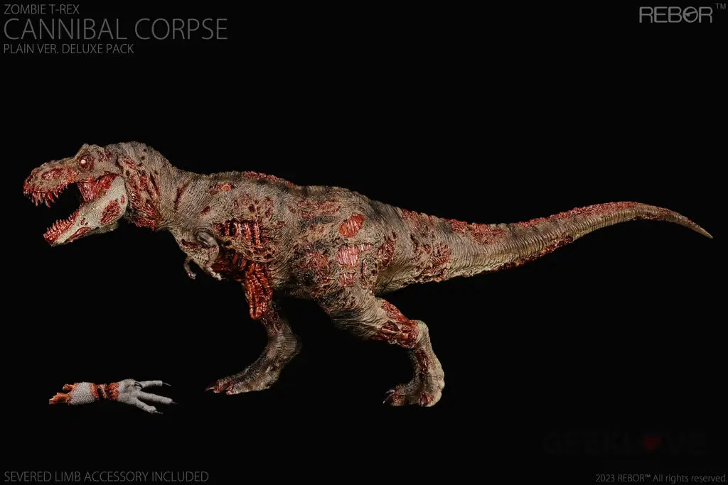 Rebor Zombie T-Rex Cannibal Corpse Plain Ver. Deluxe Pack Dinosaurs