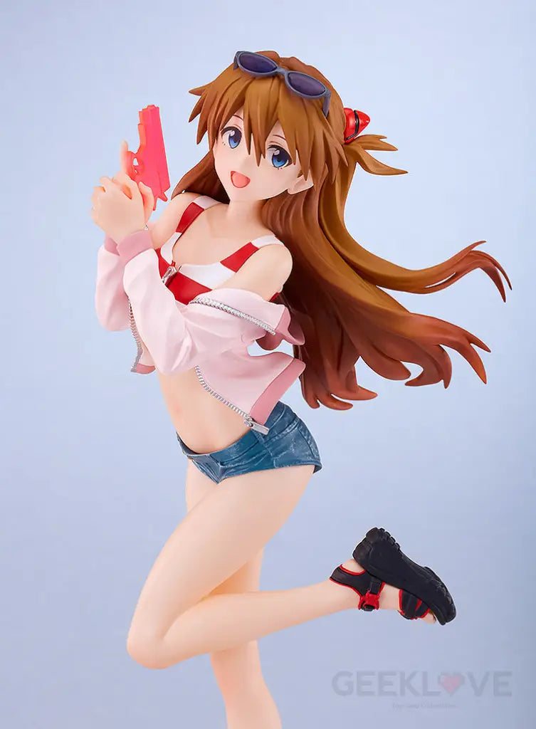 Rebuild of Evangelion POP UP PARADE BEACH QUEENS Asuka Shikinami Langley L Size POP UP PARADE