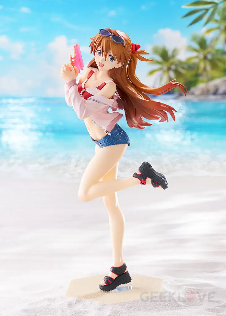 Rebuild of Evangelion POP UP PARADE BEACH QUEENS Asuka Shikinami Langley L Size POP UP PARADE