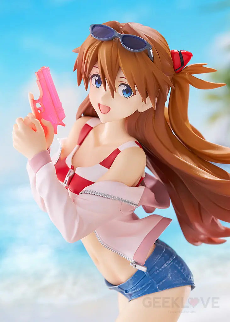 Rebuild of Evangelion POP UP PARADE BEACH QUEENS Asuka Shikinami Langley L Size POP UP PARADE