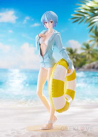 Rebuild of Evangelion Pop Up Parade BEACH QUEENS Rei Ayanami L Size POP UP PARADE