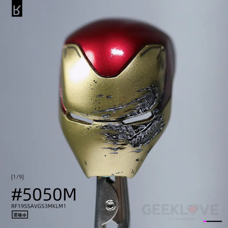 Reflection Studio 1/6 Iron Man War damaged mask