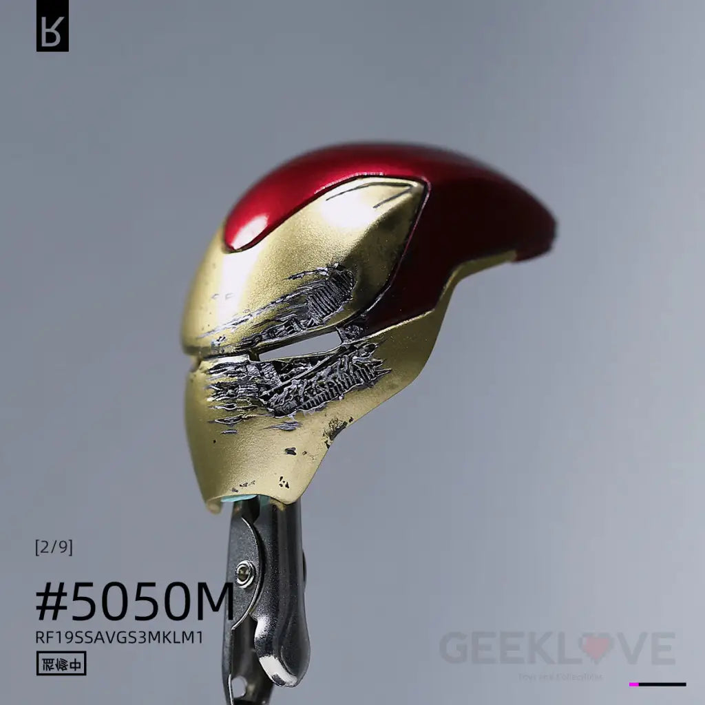 Reflection Studio 1/6 Iron Man War damaged mask - GeekLoveph