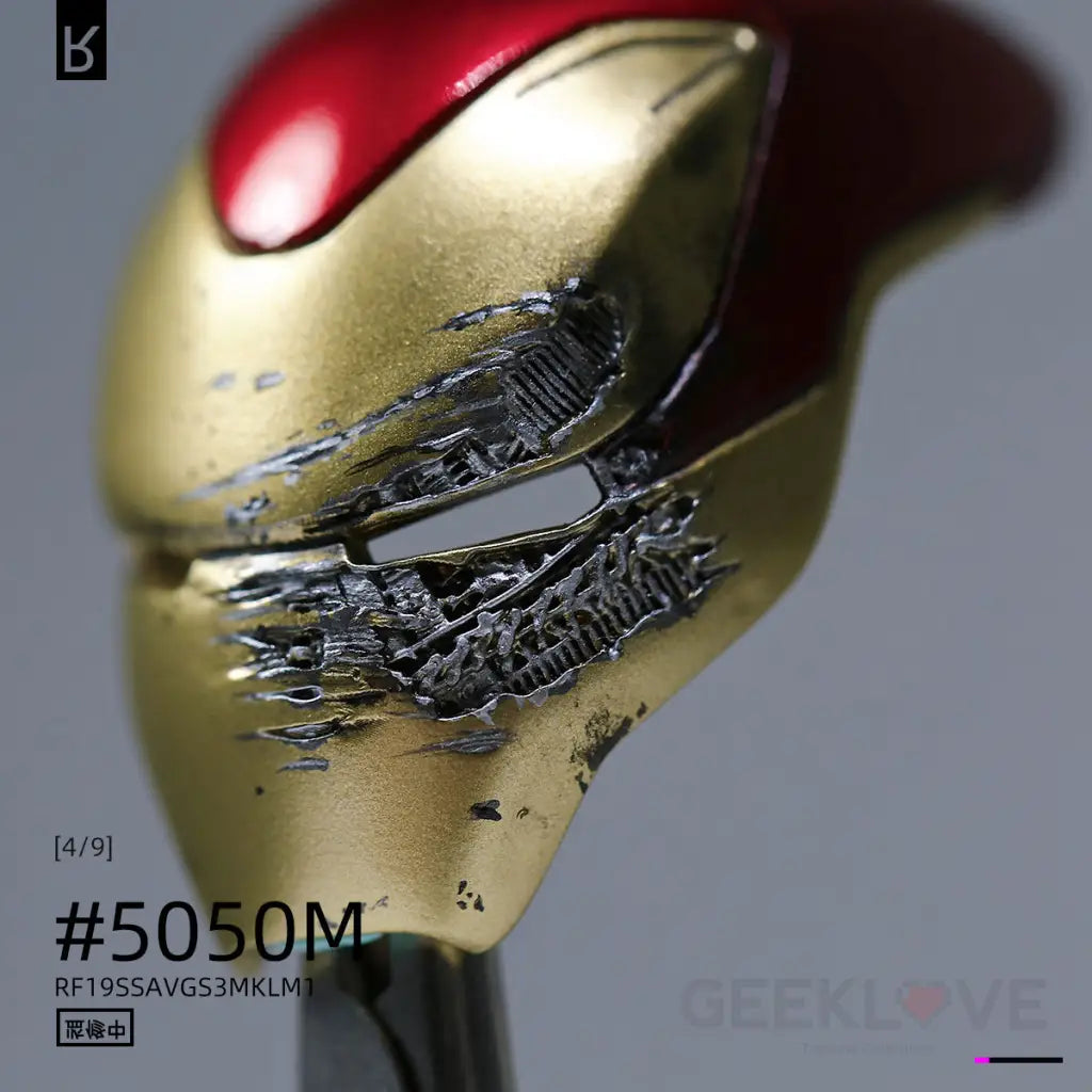 Reflection Studio 1/6 Iron Man War damaged mask - GeekLoveph