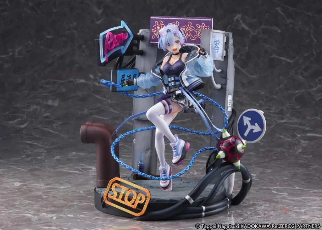 Rem Neon City Ver. 1/7 Scale Figure - GeekLoveph