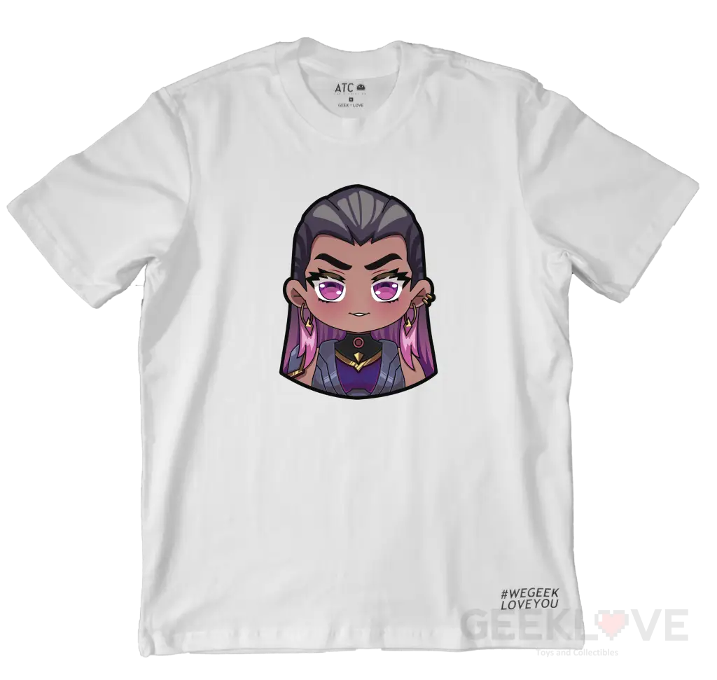 Queen Chibi Bust Premium Gamer Tee Xs / White Apparel
