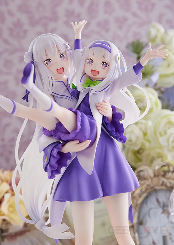 ReZERO -Starting Life in Another World- Figure Emilia & Childhood Emilia