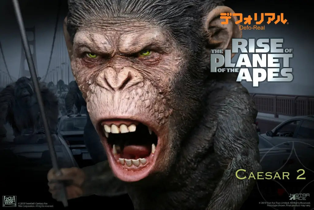 Rise of the Planet of the Apes Defor Real - Caesar (Spear) - GeekLoveph