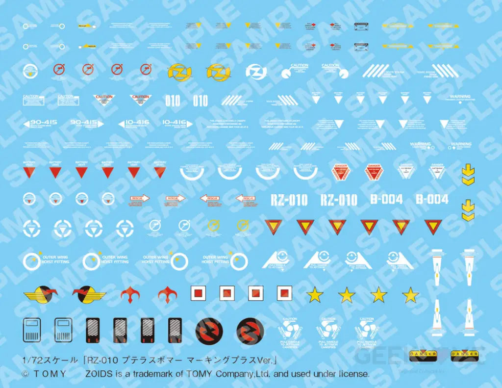 Rz-010 Pteras Bomber Marking Plus Ver. (Reproduction 2024) Zoids