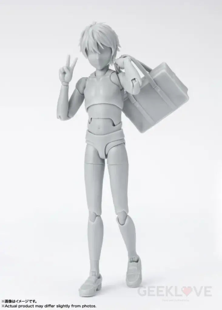 S.h.figuarts Body-Kun -School Life- Edition Dx Set (Gray Color Ver.)