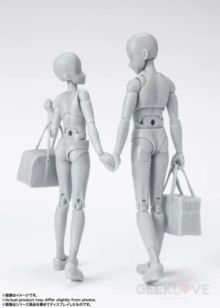 S.h.figuarts Body-Kun -School Life- Edition Dx Set (Gray Color Ver.)