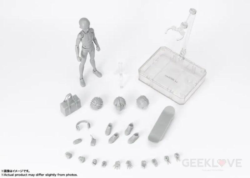 S.H.Figuarts BODY-KUN -School Life- Edition DX SET (Gray Color Ver.)