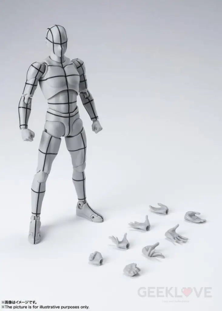 S.H.Figuarts Body-kun Wireframe (Gray Color Ver.) - GeekLoveph