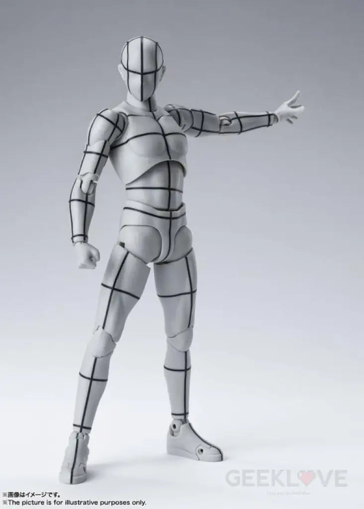 S.H.Figuarts Body-kun Wireframe (Gray Color Ver.) - GeekLoveph