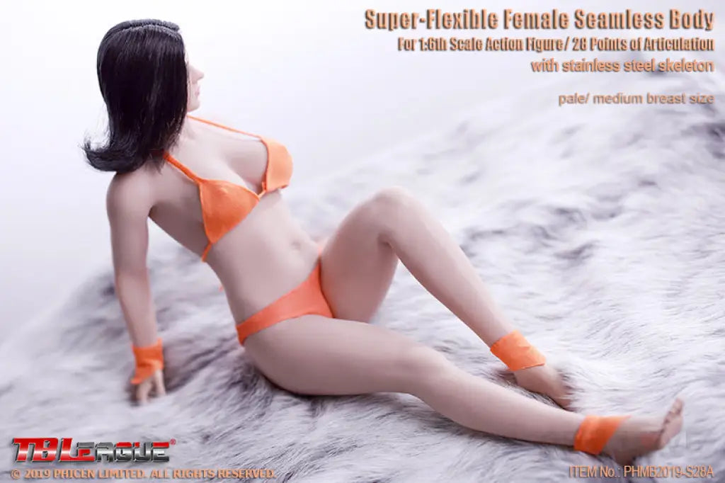 S28A 1/6 Female Super-Flexible Seamless Bodies Pale - GeekLoveph