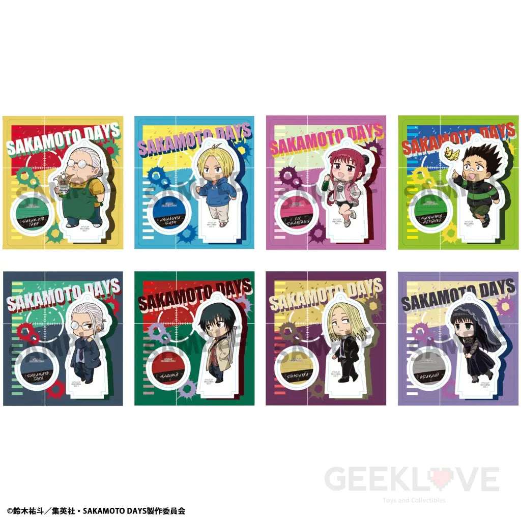 Sakamoto Days Tokotoko Acrylic Stand (Box Of 8)