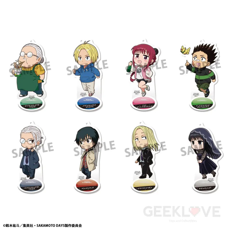 SAKAMOTO DAYS Tokotoko Acrylic Stand (BOX OF 8)