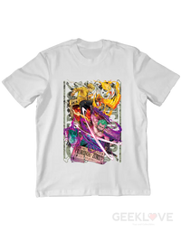 Sanji X Zoro Flames And Blades Premium Graphic Tee Xs / White Apparel