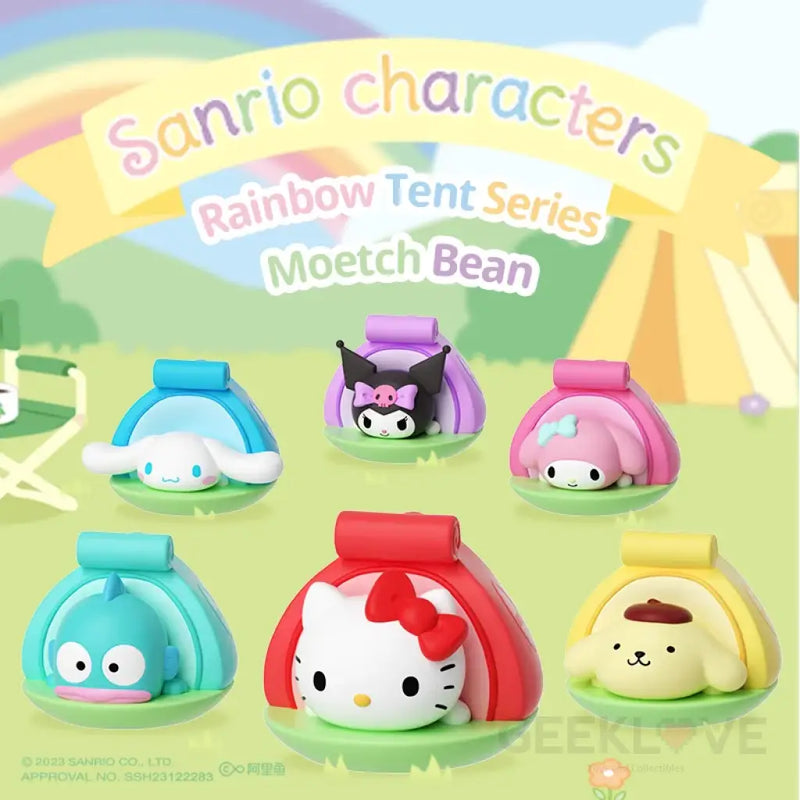 Sanrio characters Rainbow Tent Series Moetch Bean (Box of 18)