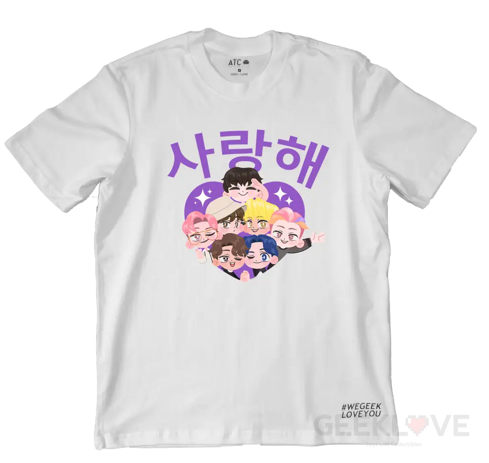 Saranghae Premium Pop Tee Xs / White Apparel