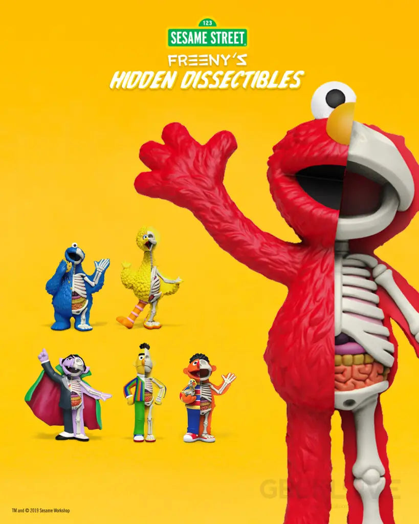 Sesame Street Freeny's Hidden Dissectibles Box of 12 Figures - GeekLoveph