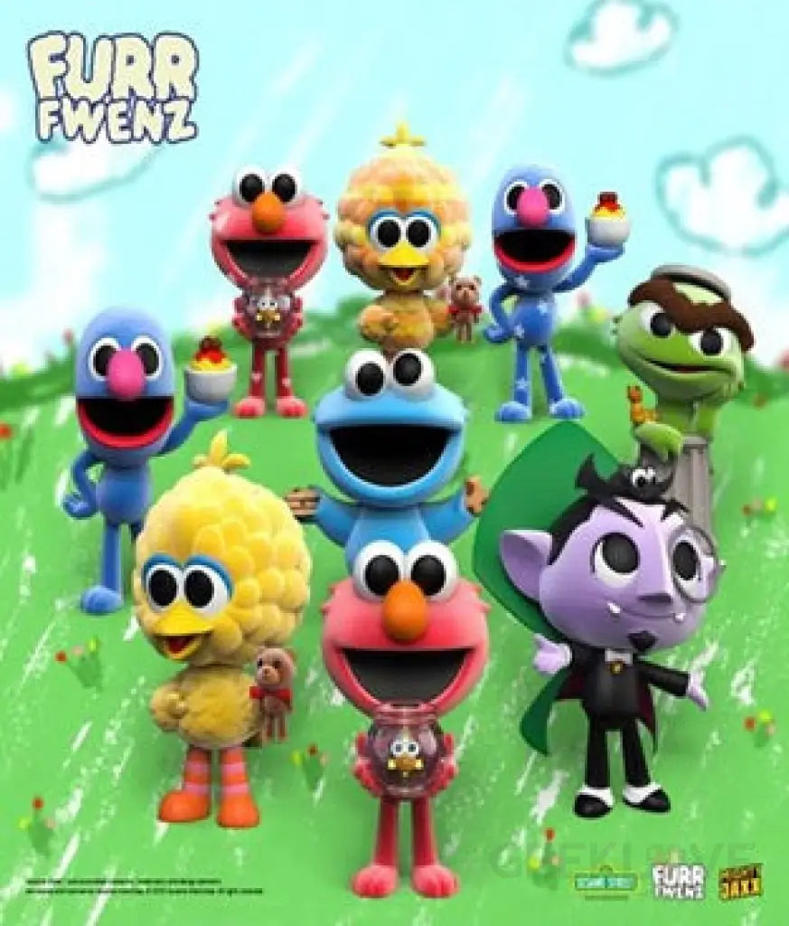 Sesame Street Furr Fwenz Box of 12 Figures - GeekLoveph