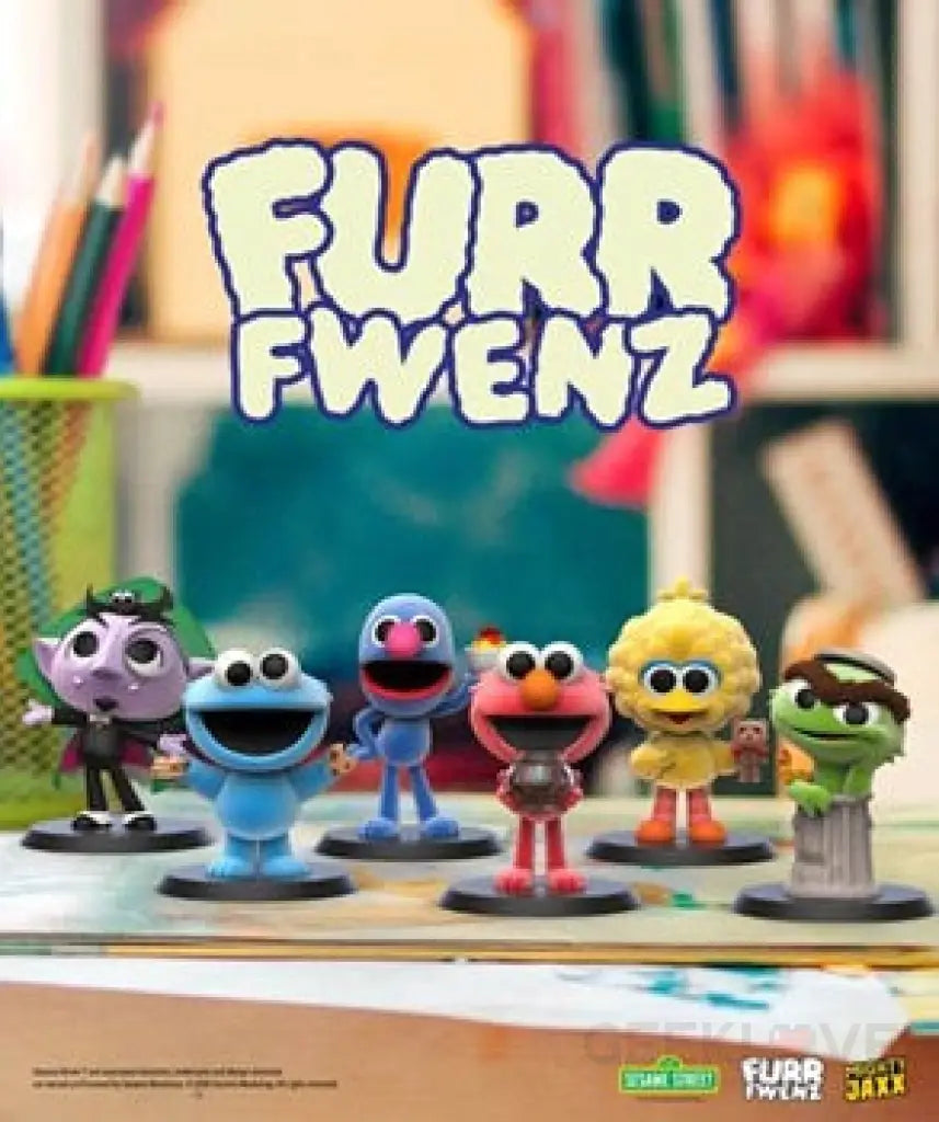 Sesame Street Furr Fwenz Box of 12 Figures - GeekLoveph