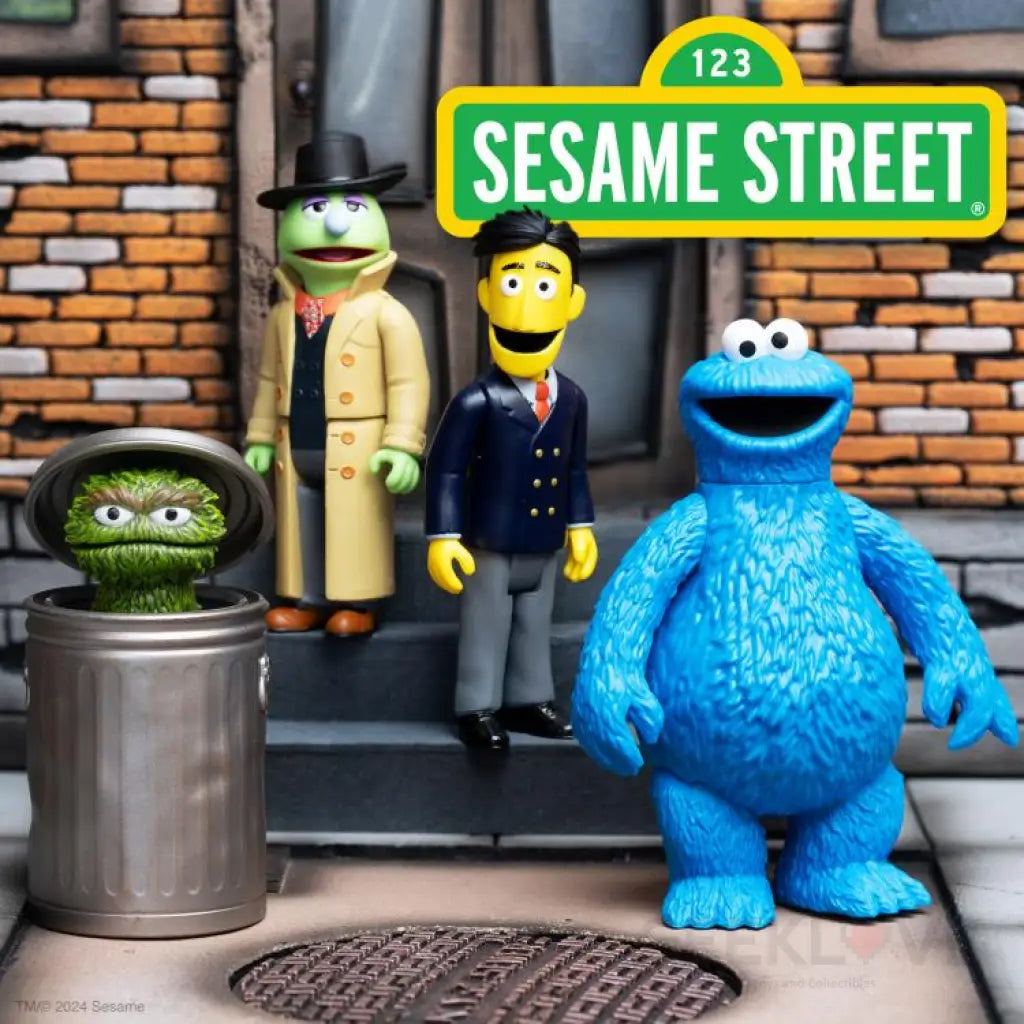 Sesame Street Reaction Figures Wave 02 Cookie Monster Reaction