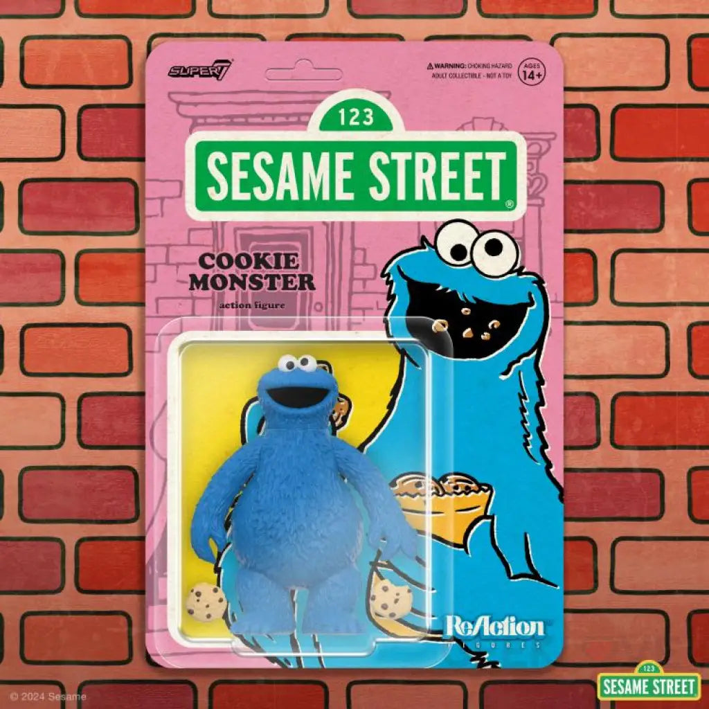 Sesame Street Reaction Figures Wave 02 Cookie Monster Reaction
