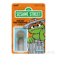 Sesame Street Reaction Figures Wave 02 Oscar The Grouch Reaction