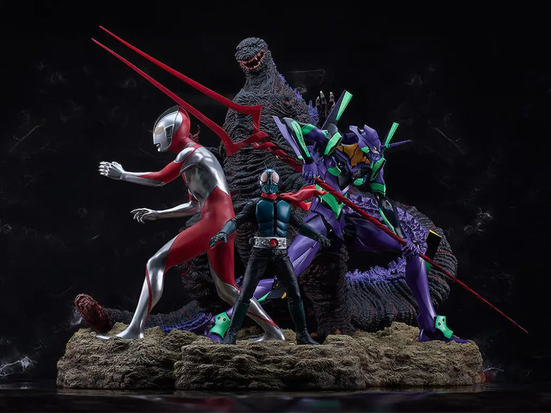 Shin Japan Heroes Universe Statue Set of Four