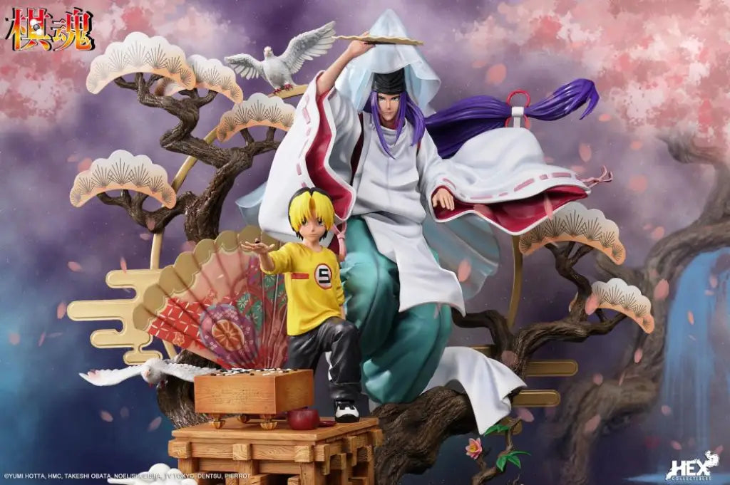 Shindou Hikaru & Fujiwara no Sai: The Divine Move 1/6 Scale Statue - GeekLoveph