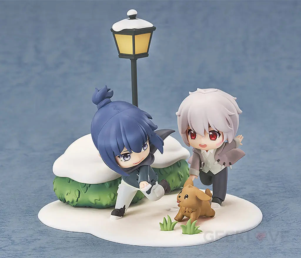 Shion And Nezumi Chibi Figures A Distant Snowy Night Ver. Statue