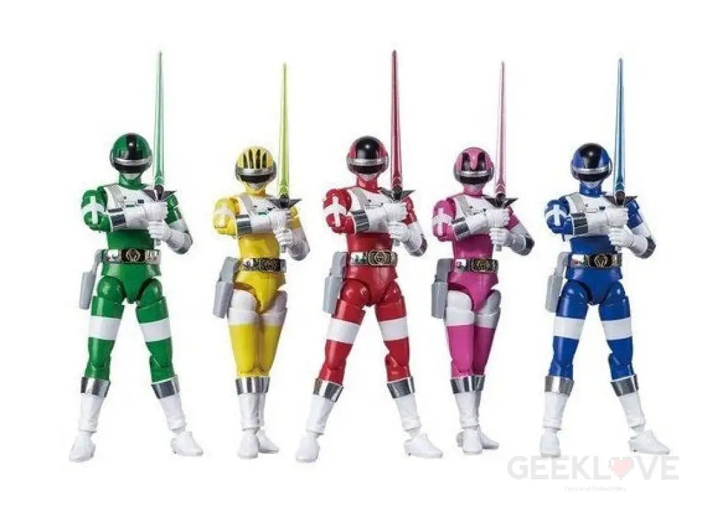 Shodo Super Choudenshi Bioman Set - GeekLoveph
