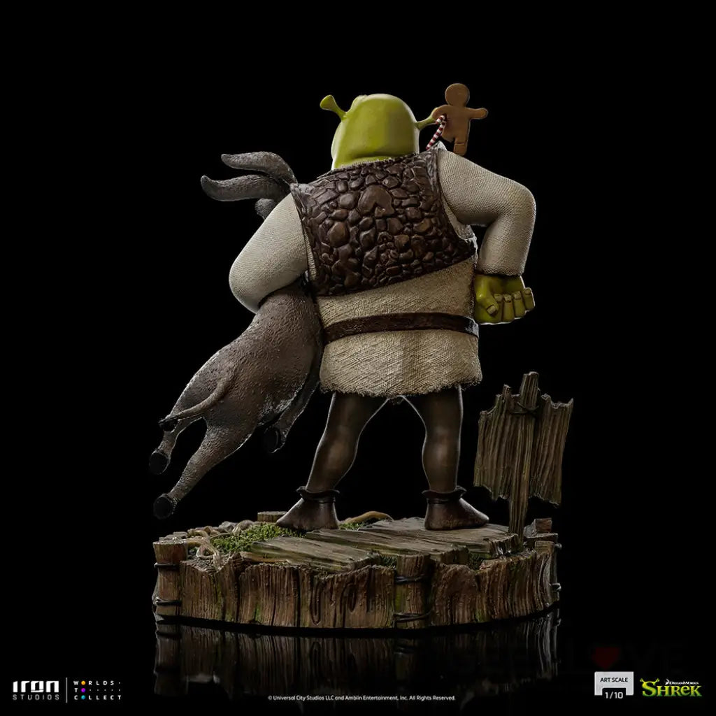 Shrek Donkey And The Gingerbread Man Deluxe 1/10 Art Scale Statue Preorder