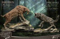 Smilodon & Dire Wolf Set Pre Order Price Statue