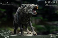 Smilodon & Dire Wolf Set Statue