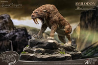 Smilodon & Dire Wolf Set Statue