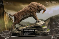 Smilodon & Dire Wolf Set Statue