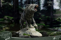 Smilodon & Dire Wolf Set Statue